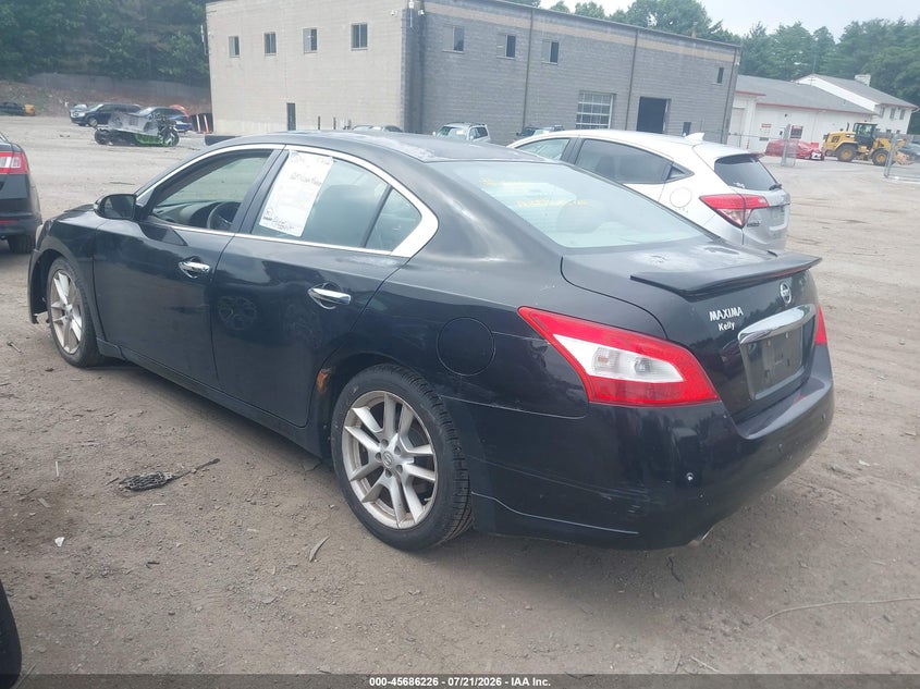 2009 Nissan Maxima 3.5 Sv VIN: 1N4AA51E69C834588 Lot: 45686226
