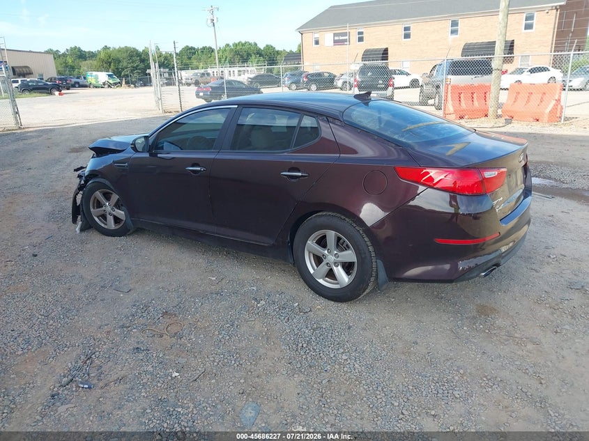 Vin: 5xxgm4a71fg468459, lot: 46184836, kia optima lx 20153