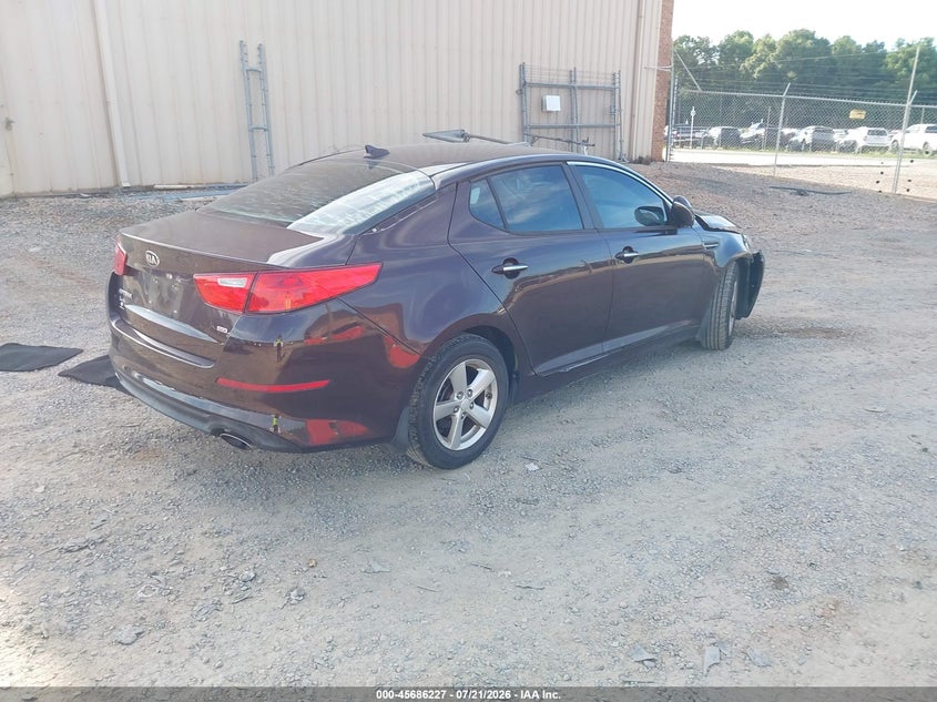 Vin: 5xxgm4a71fg468459, lot: 46184836, kia optima lx 20154