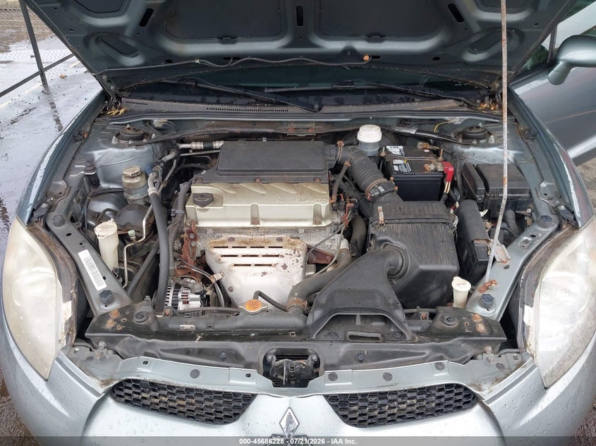 2007 Mitsubishi Eclipse Gs VIN: 4A3AL25F17E060836 Lot: 45686228