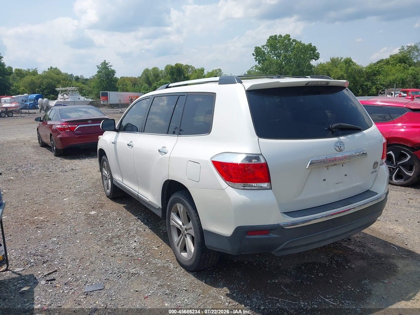 Vin: 5tddk3eh9cs154297, lot: 46184843, toyota highlander limited v6 20123
