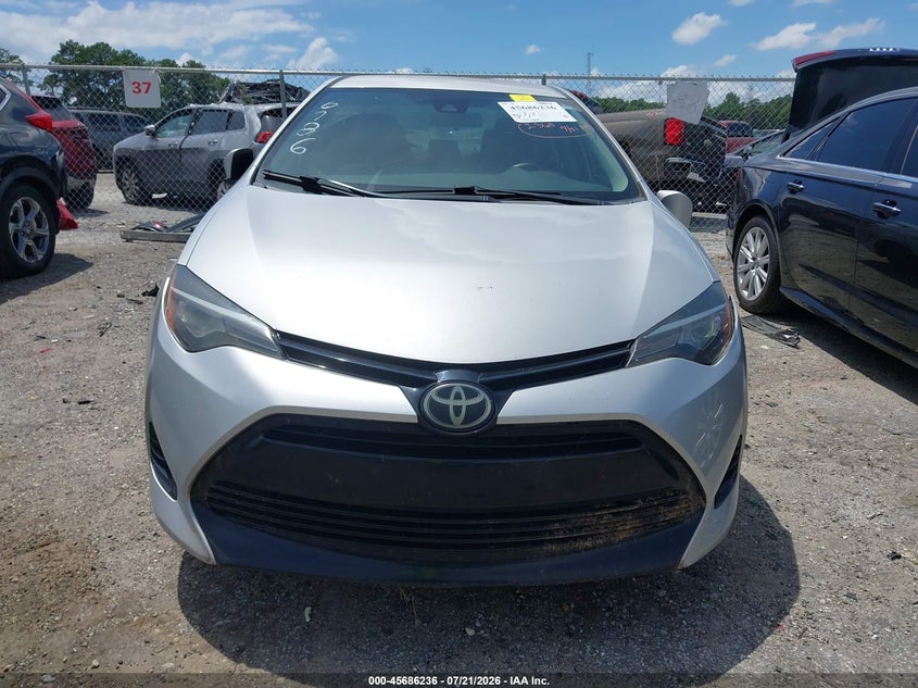 2017 Toyota Corolla Le VIN: 2T1BURHE2HC826786 Lot: 45686236