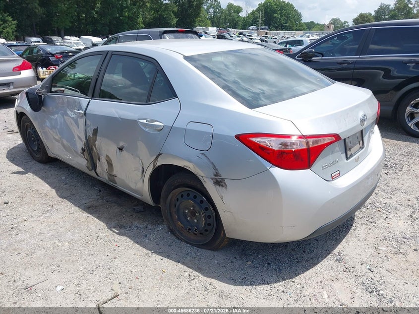 2017 Toyota Corolla Le VIN: 2T1BURHE2HC826786 Lot: 45686236