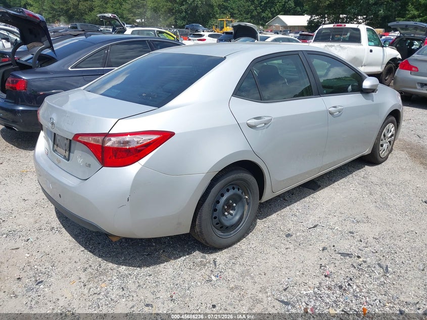 2017 Toyota Corolla Le VIN: 2T1BURHE2HC826786 Lot: 45686236