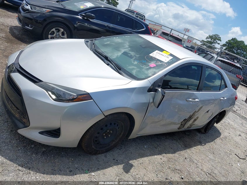 2017 Toyota Corolla Le VIN: 2T1BURHE2HC826786 Lot: 45686236