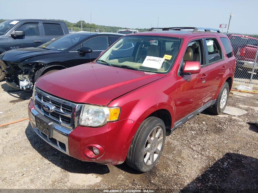 Vin: 1fmcu9eg6ckc28195, lot: 46184846, ford escape limited 20122