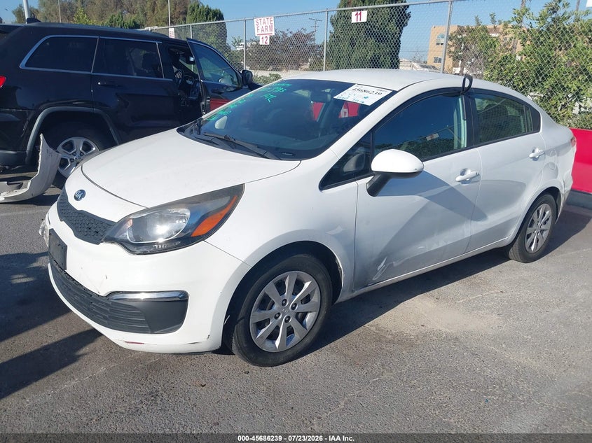 Vin: knadm4a3xg6646754, lot: 46184848, kia rio lx 20162