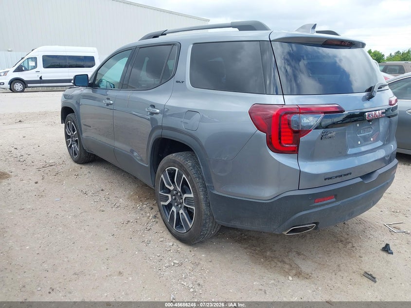 Vin: 1gkknmls8mz175021, lot: 46184855, gmc acadia fwd slt 20213