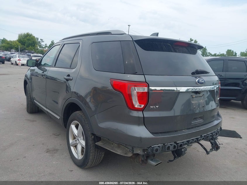 Vin: 1fm5k8d80hgd18259, lot: 46184874, ford explorer xlt 20173