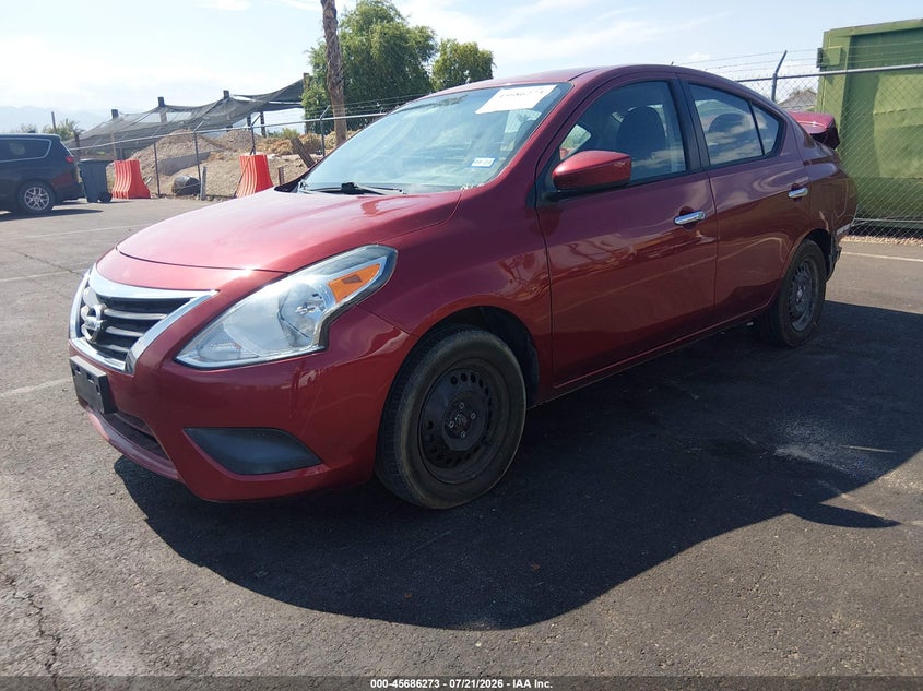 2019 Nissan Versa 1.6 Sv VIN: 3N1CN7AP7KL850204 Lot: 45686273