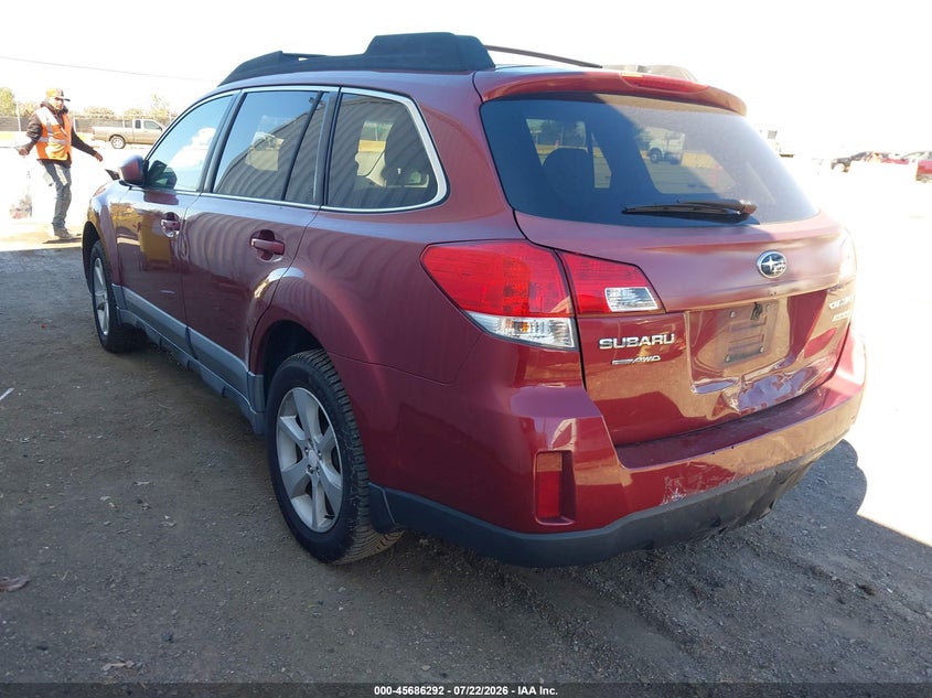 Vin: 4s4brbcc2d3309940, lot: 46184901, subaru outback 2.5i premium 20133