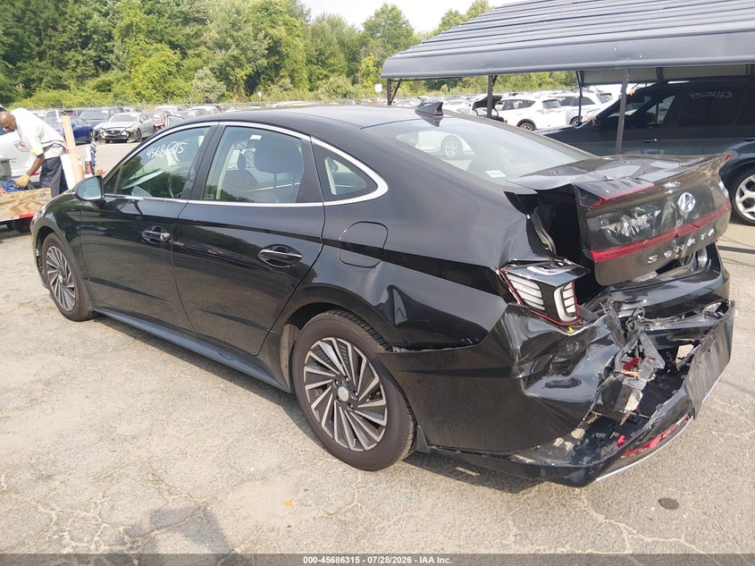 Vin: kmhl34jj3la009899, lot: 46184924, hyundai sonata hybrid sel 20203