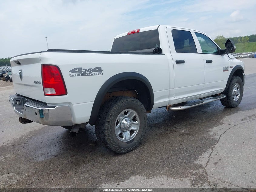 Vin: 3c6ur5cj5jg109616, lot: 46184937, ram 2500 tradesman  4x4 6'4 box 20184