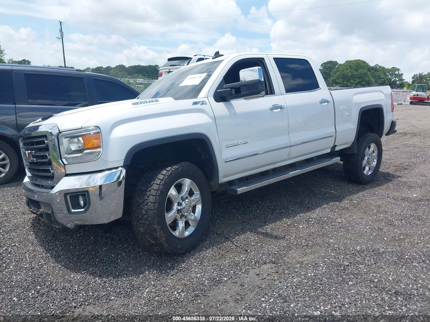 Vin: 1gt12tey1jf251607, lot: 46184947, gmc sierra 2500hd slt 20182