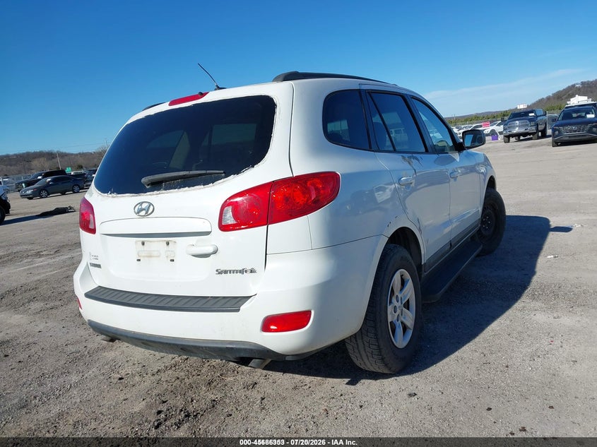 2009 HYUNDAI SANTA FE SPORT UTILITY VEHICLE 2.7L V-6 DOHC, VVT, 185HP
