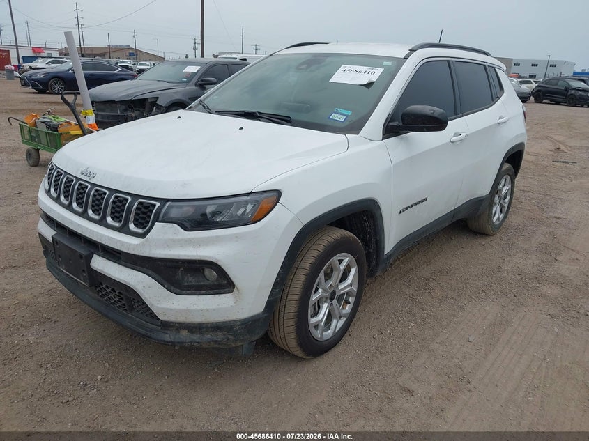 Vin: 3c4njdbn0st537475, lot: 46185020, jeep compass latitude 4x4 20252
