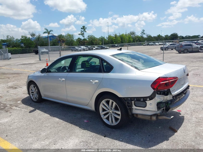 Vin: 1vwla7a3xkc005295, lot: 46185022, volkswagen passat 2.0t wolfsburg edition 20193