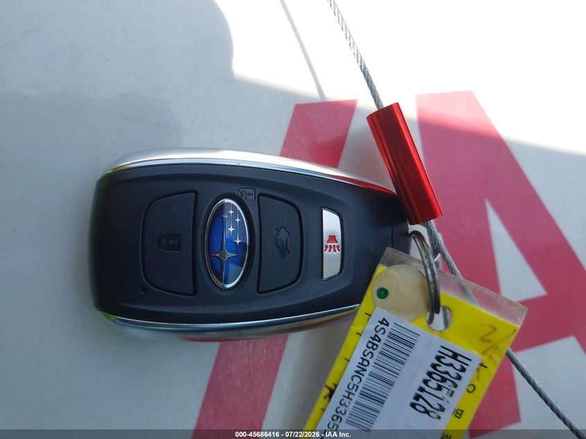 SUBARU OUTBACK 2017 VIN 4S4BSANC5H3365128