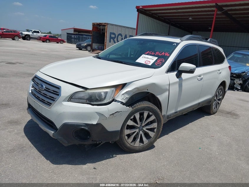 Vin: 4s4bsanc5h3365128, lot: 46185025, subaru outback 2.5i limited 20172