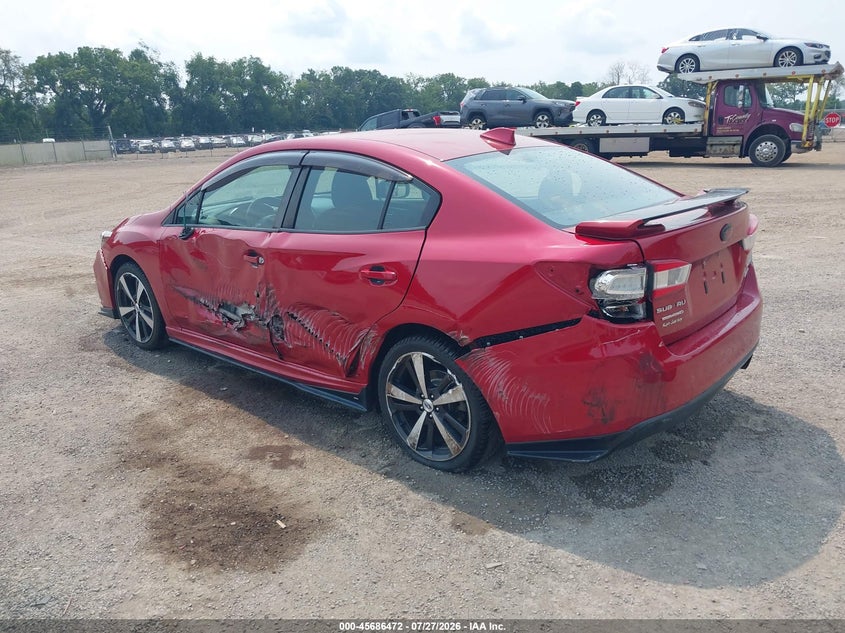 Vin: 4s3gkam69j3601551, lot: 46185081, subaru impreza 2.0i sport 20183