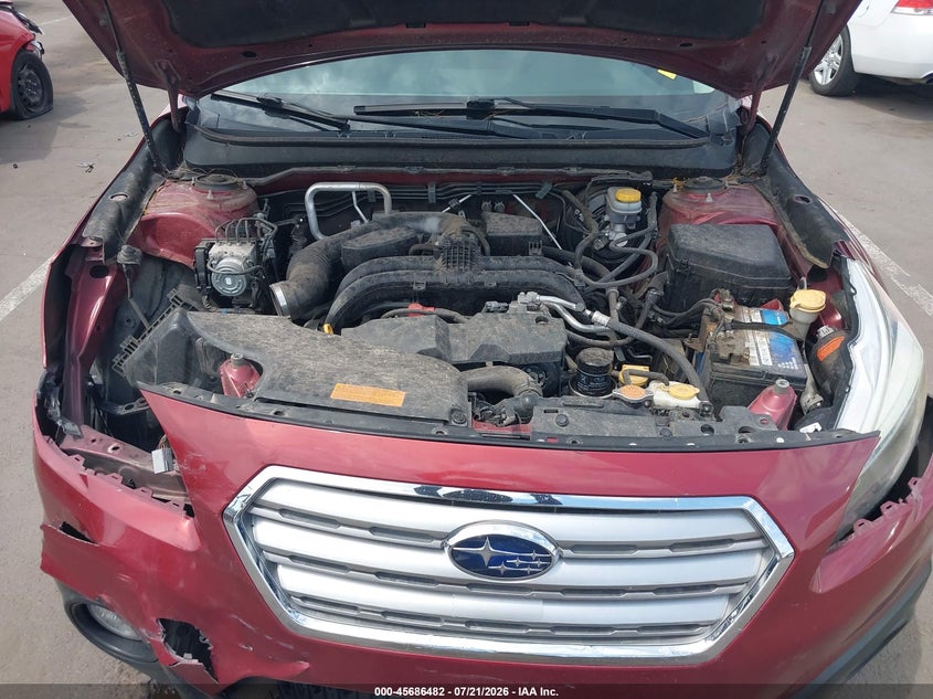 2017 Subaru Outback 2.5I Limited VIN: 4S4BSANC2H3309292 Lot: 45686482