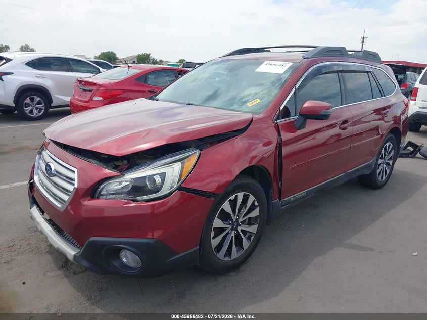 Vin: 4s4bsanc2h3309292, lot: 46185091, subaru outback 2.5i limited 20172