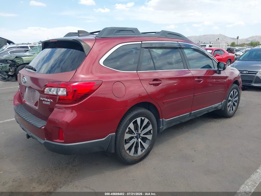 Vin: 4s4bsanc2h3309292, lot: 46185091, subaru outback 2.5i limited 20174