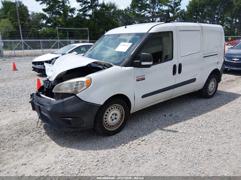 Vin: zfberfat2g6b72924, lot: 46185103, ram promaster city tradesman 20162
