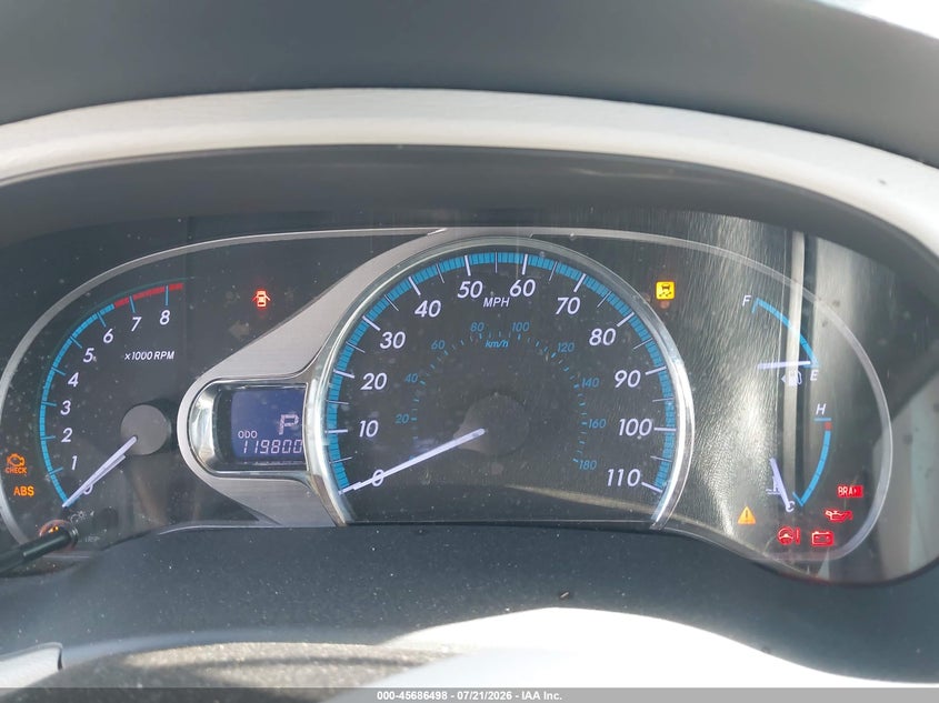 2014 Toyota Sienna Xle V6 8 Passenger VIN: 5TDYK3DC8ES482319 Lot: 45686498
