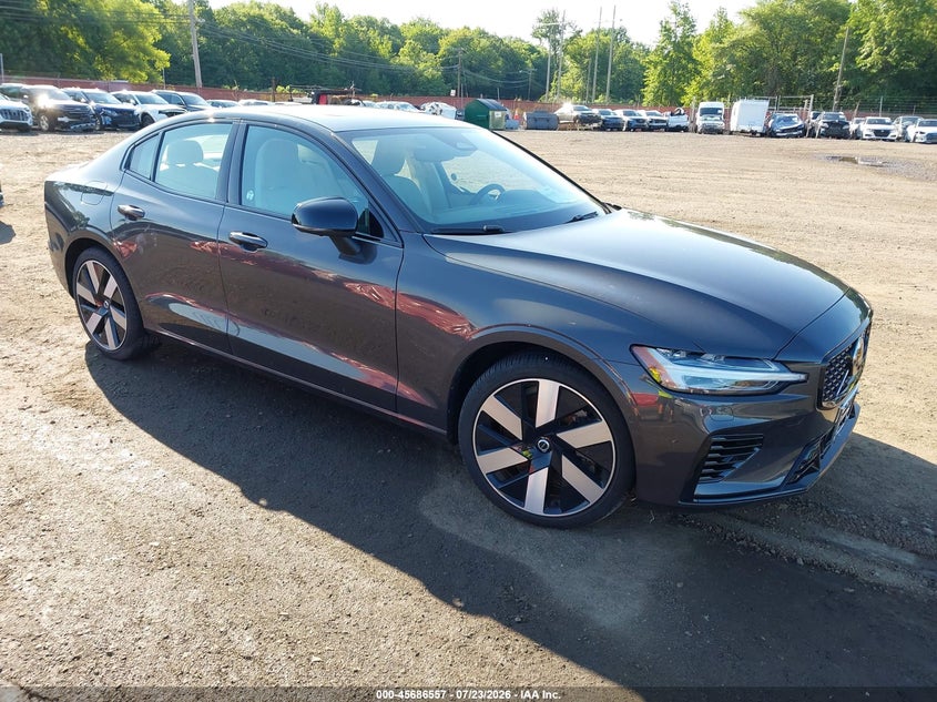 2024 Volvo S60 Recharge Plug-In Hybrid T8 Plus Dark Theme, Пресная вода, IAAI, VIN 7JRH60FLXRG314814