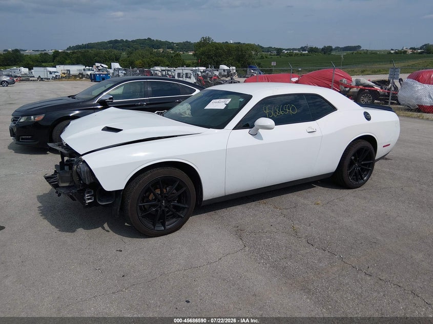 Vin: 2c3cdzag8kh616405, lot: 46185199, dodge challenger sxt 20192