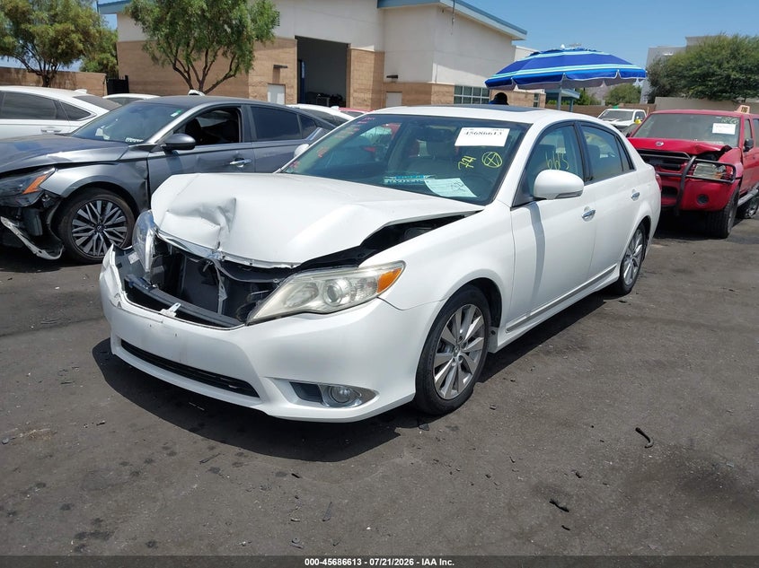 Vin: 4t1bk3db5bu433398, lot: 46185222, toyota avalon limited 20112