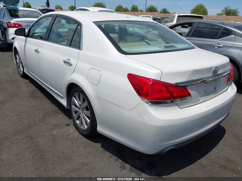 Vin: 4t1bk3db5bu433398, lot: 46185222, toyota avalon limited 20113