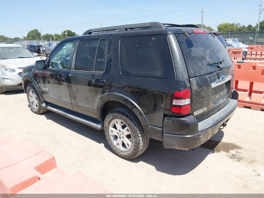 2007 Ford Explorer Xlt VIN: 1FMEU63E07UA92939 Lot: 45686686
