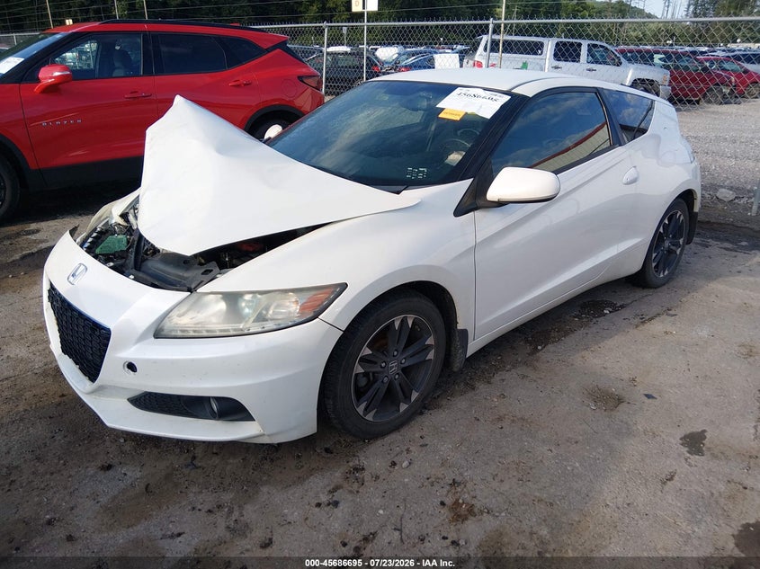 Vin: jhmzf1d68es000770, lot: 46185304, honda cr-z ex 20142