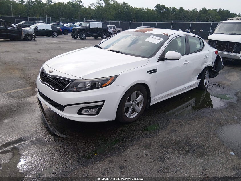 Vin: 5xxgm4a79eg324267, lot: 46185347, kia optima lx 20142