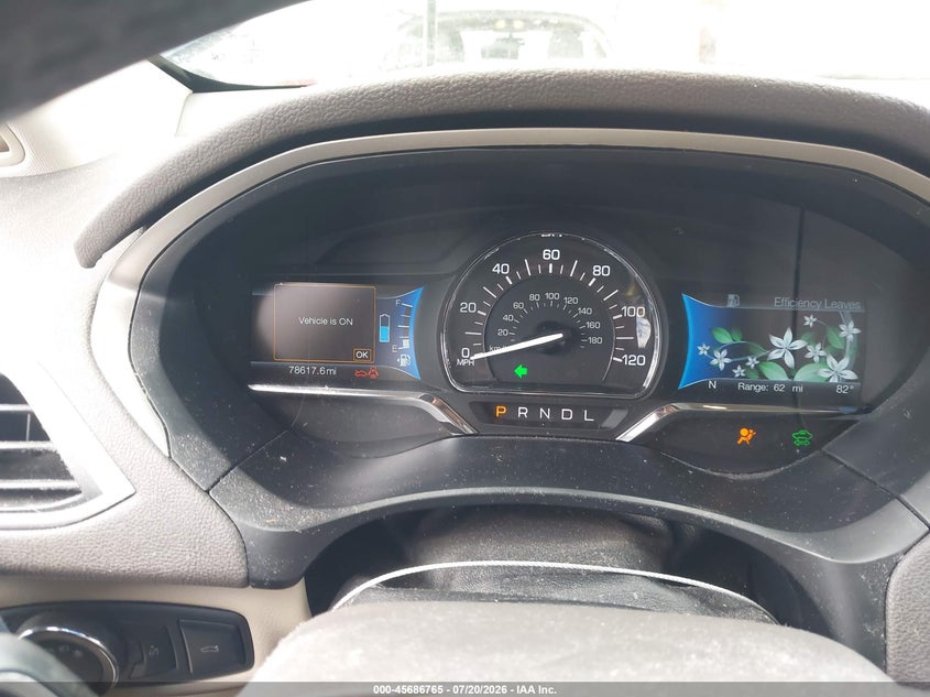 2017 Lincoln Mkz Hybrid Reserve VIN: 3LN6L5MU3HR609800 Lot: 45686765