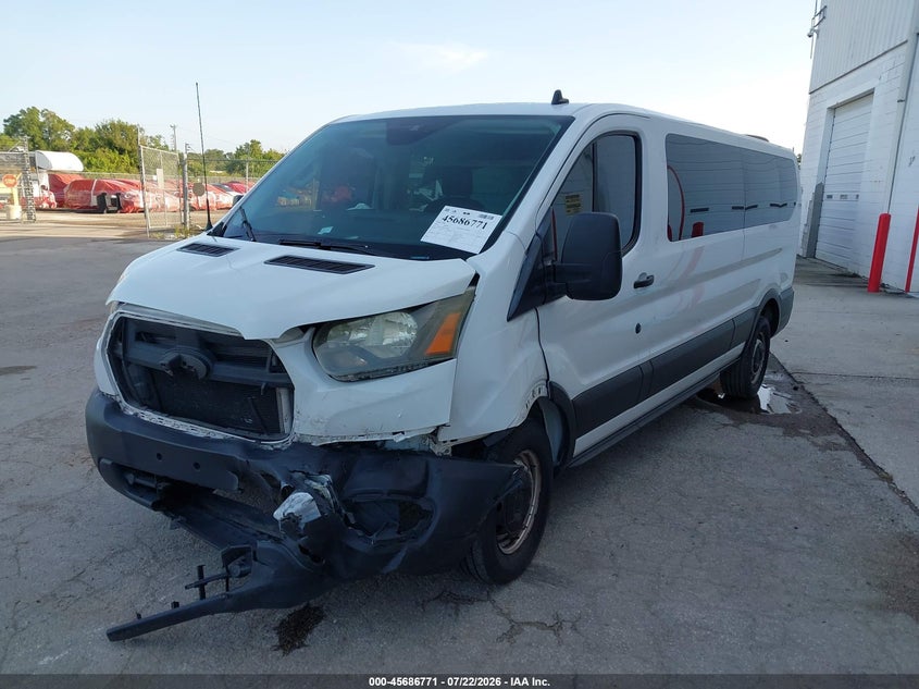 Vin: 1fbax2y82pkb29947, lot: 46185380, ford transit-350 passenger van xl 20232