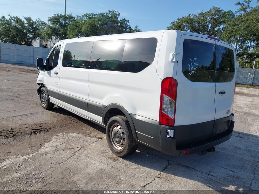 Vin: 1fbax2y82pkb29947, lot: 46185380, ford transit-350 passenger van xl 20233