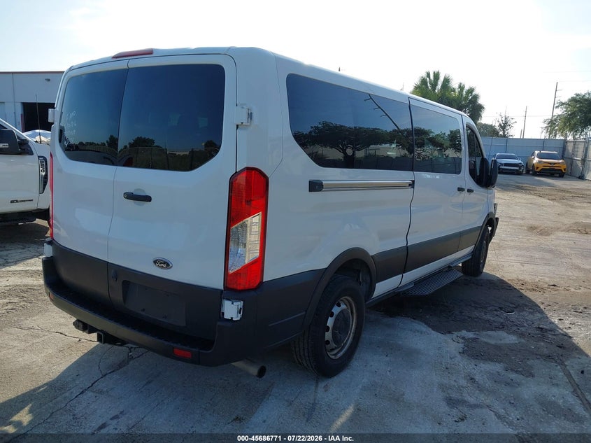 Vin: 1fbax2y82pkb29947, lot: 46185380, ford transit-350 passenger van xl 20234