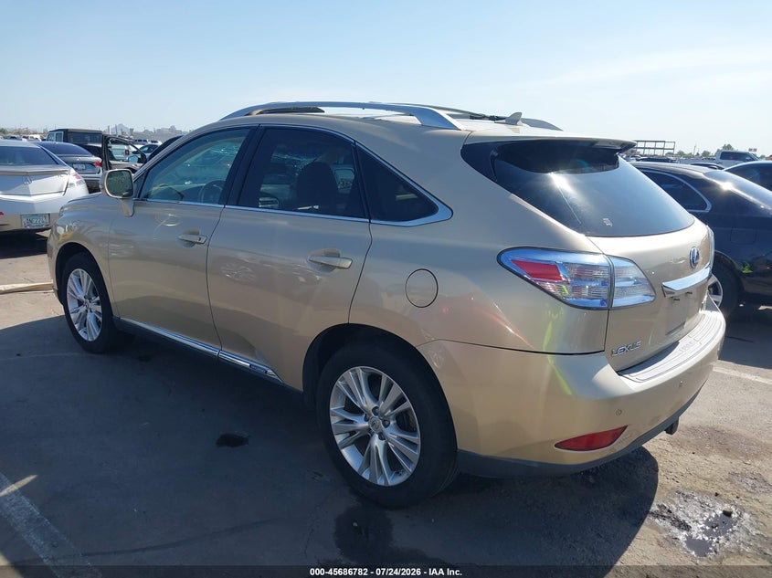 Vin: jtjbc1baxa2401876, lot: 46185391, lexus rx 450h 20103