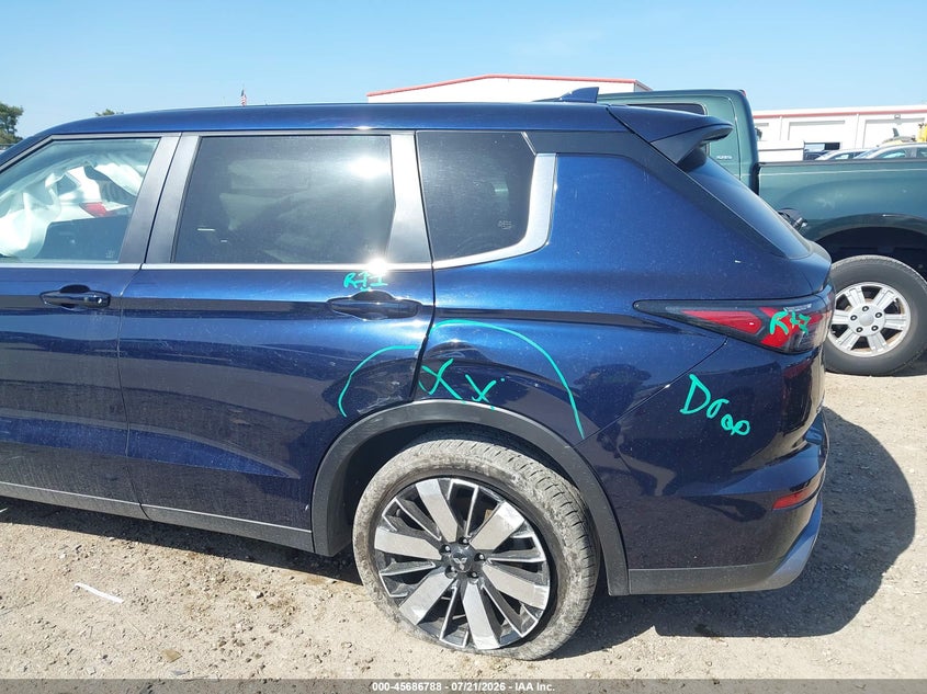 2025 Mitsubishi Outlander Se 2.5 2Wd VIN: JA4J3VA82SZ038271 Lot: 45686788