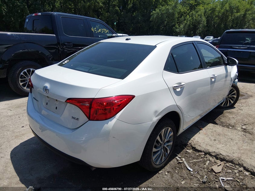 Vin: 5yfburhe3hp721643, lot: 46185399, toyota corolla xle 20174