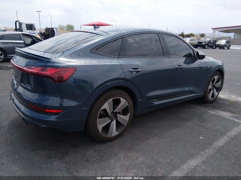 Vin: wa13aage0mb035238, lot: 46185406, audi e-tron sportback prestige quattro 20214
