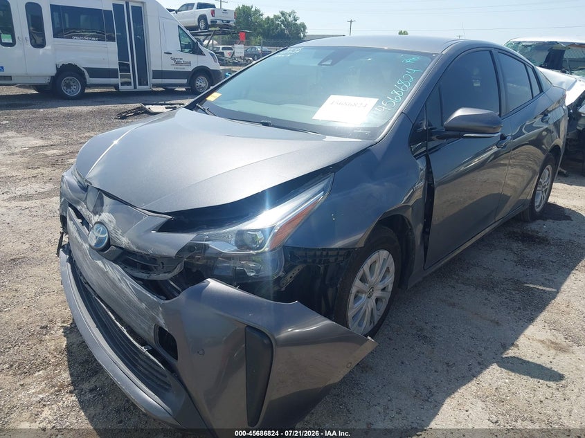 2019 Toyota Prius Le VIN: JTDKARFU6K3101632 Lot: 45686824