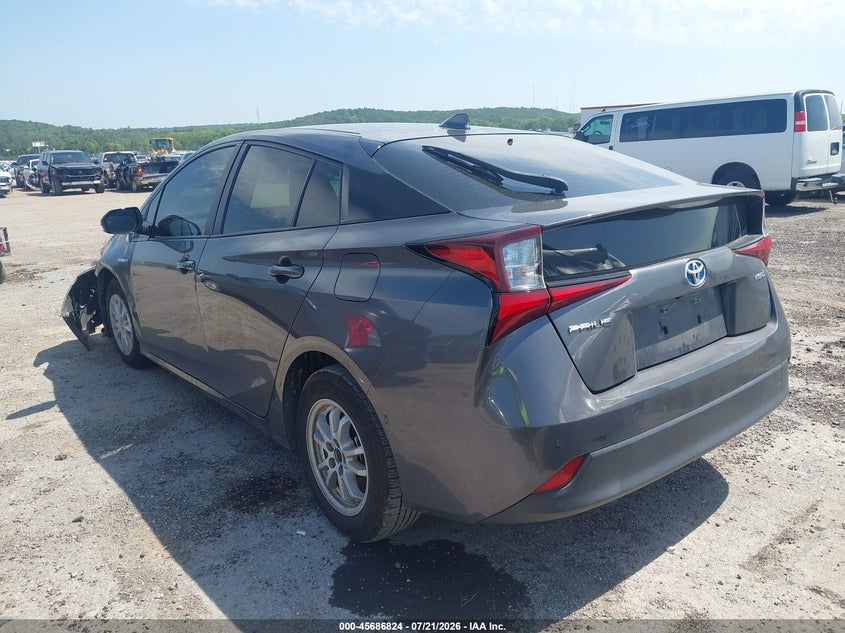 2019 Toyota Prius Le VIN: JTDKARFU6K3101632 Lot: 45686824