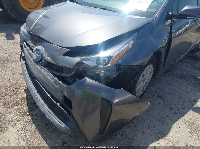 2019 Toyota Prius Le VIN: JTDKARFU6K3101632 Lot: 45686824