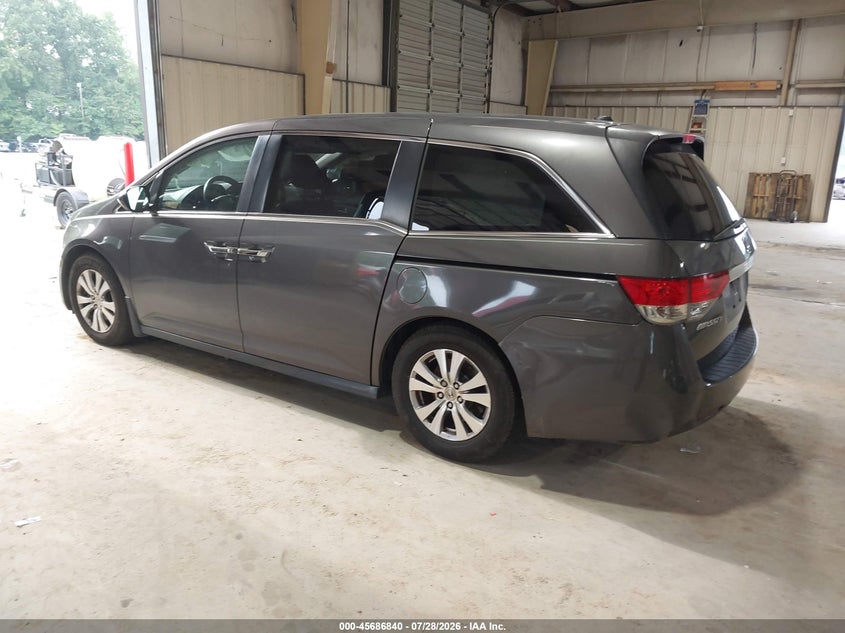 Vin: 5fnrl5h67eb006102, lot: 46185449, honda odyssey ex-l 20143