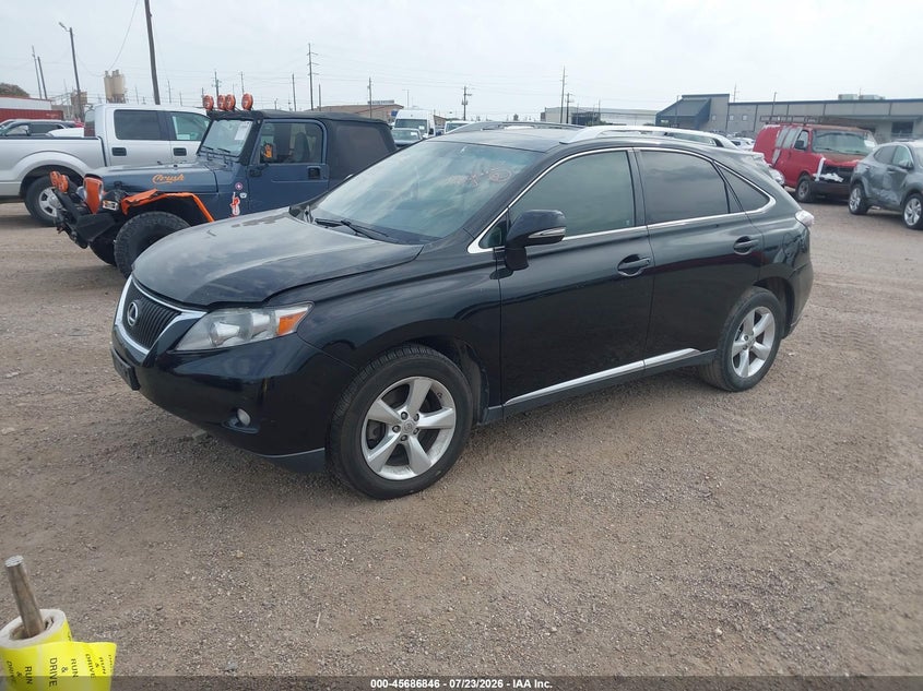 Vin: 2t2bk1ba0ac044484, lot: 46185455, lexus rx 350 20102