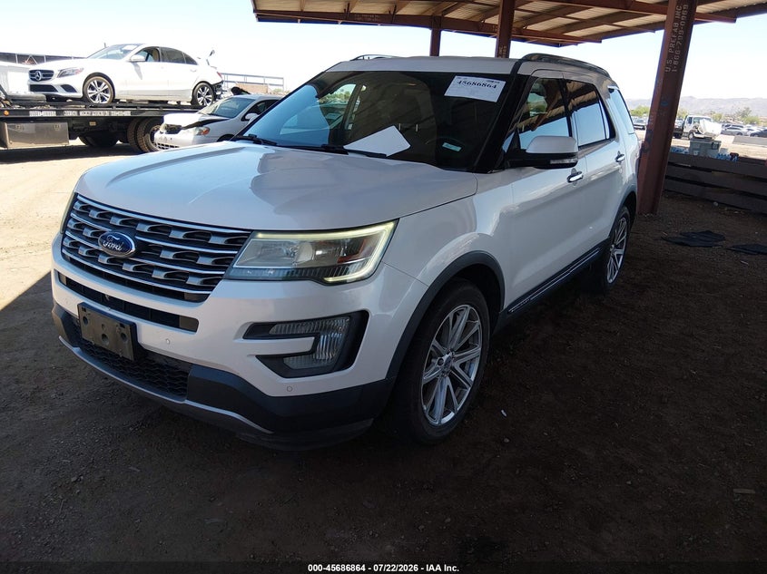 Vin: 1fm5k8f86hgb47840, lot: 46185473, ford explorer limited 20172